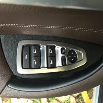 

WELKINRY car auto cover For BMW X1 2016 2017 2018 2019 2020 interior armrest door window lifter regulator switch button trim