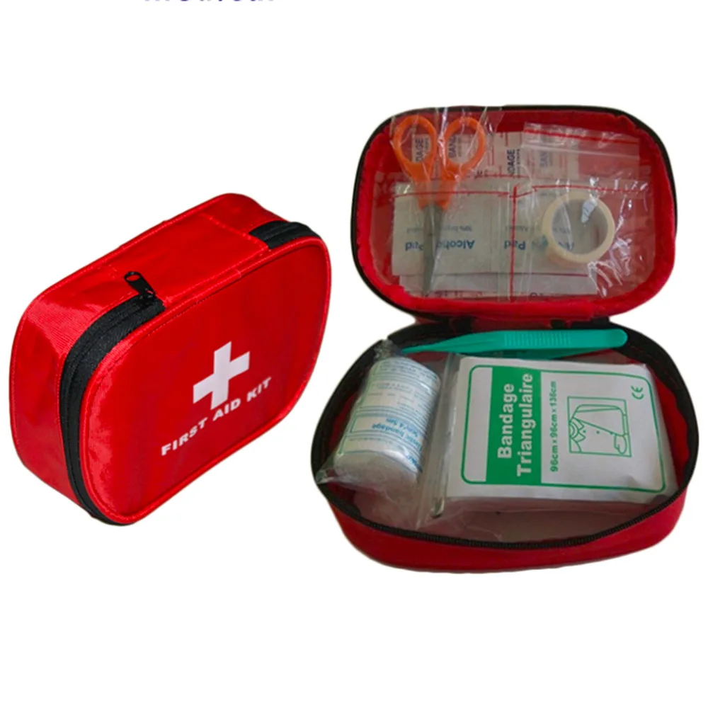 

(12PCS) Outdoor Sports Travel Camping Medical First Aid Medical Mini With Kit Bandages Tourniquet Medicine Chest