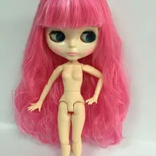Стоимость смешанные волосы цельная кукла без одежды Blyth кукла, фабричная кукла, подходит для DIY Изменить игрушка BJD для девочек