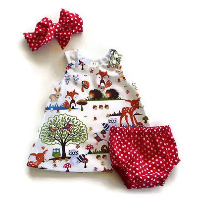 Infant Toddler Kids Clothes Set Top Dress Short Pants Headband Outfits Set 3Pc Baby Girl Outfits Infant Toddler Kids Clothes Set Top Dress Short Pants Headband Outfits Set 3Pc Baby Girl Outfits