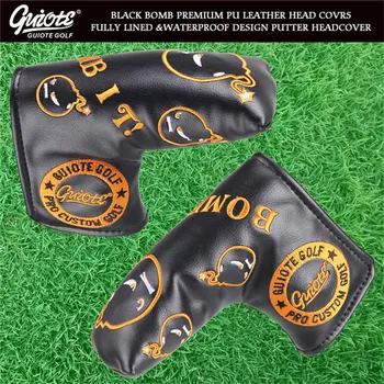 

[2 Colors] BOMB IT! Golf Blade Putter Cover Synthetic Leather Golf Headcover Sport Golf Accessories Novelty Gift