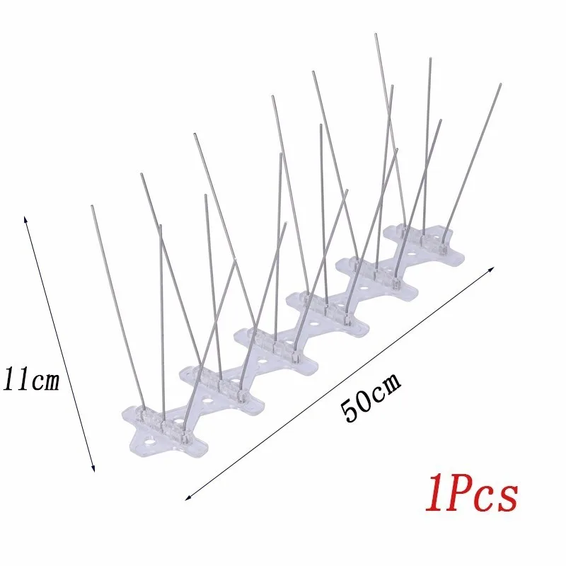 1-15 шт., для борьбы с вредителями, пластиковые птицы и шипы для отпугивания голубей, против птиц, против голубей, шипы для избавления от голубей и отпугивания птиц - Цвет: 1pcs 0.5M