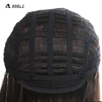 Noble Synthetic Wig For Black Women/613 White Women Short Wig Straight 14 Inch Blonde Wig Cosplay Hair Synthetic Lace Front Wig 5