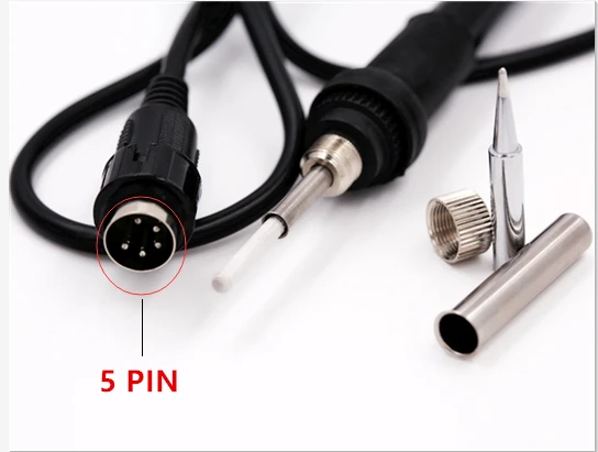 Высокое качество ручка паяльника для HAKKO 907/ESD 907 936 937 928 926 паяльная станция 6 шт.