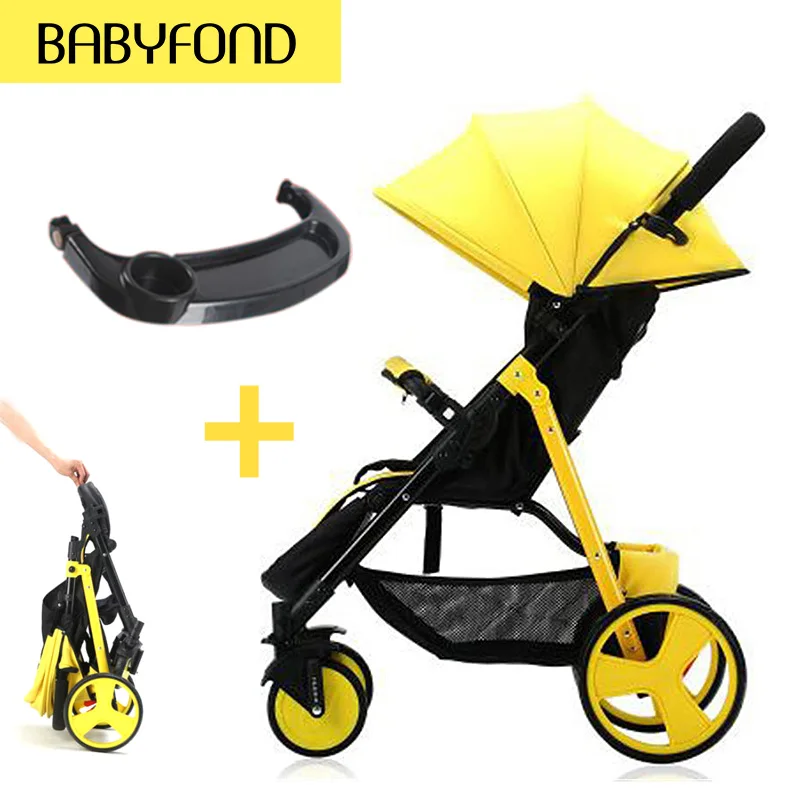 umbrella stroller tray