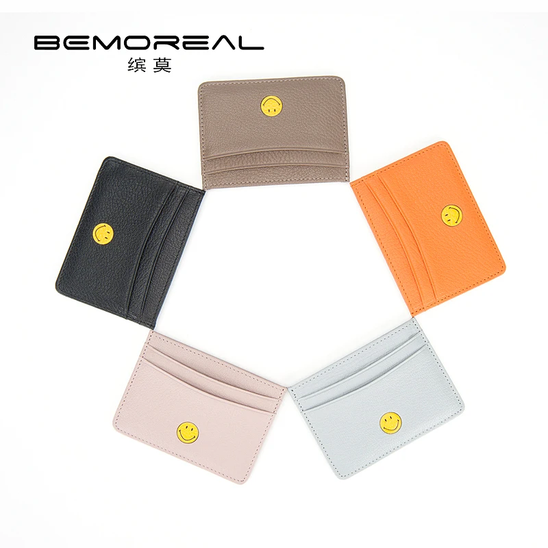 Bemoreal из натуральной кожи кошелек женский держатель для карт овечьей высокого