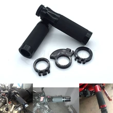 Для 7/" мотоциклетные ручки, ручки на руль, CNC 22 мм, универсальные для Suzuki GSXR GSX-R 600 750 K6 K7 K8 K9, черные