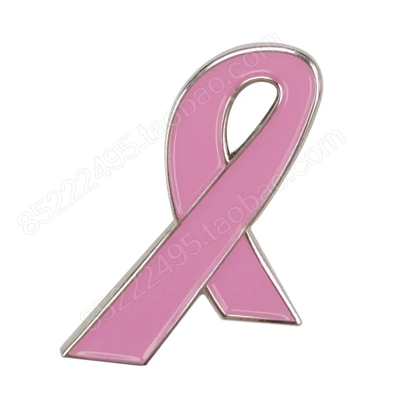 

Breast Cancer Awareness Pink Ribbon Lapel Pins