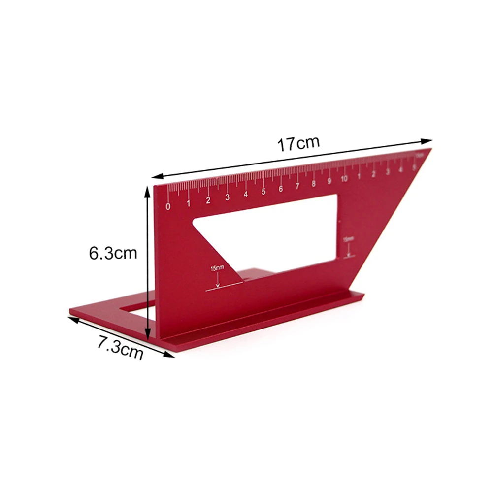 45 90 направляющая линейка Scriber циркулярная пила направляющая электрическая ног треугольник регулятор транспортир инструмент деревообрабатывающий локатор инструменты