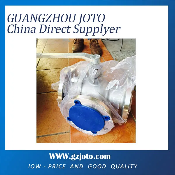 

Flange Connecting L type or T type three-way 3 inch stainless steel ball valve