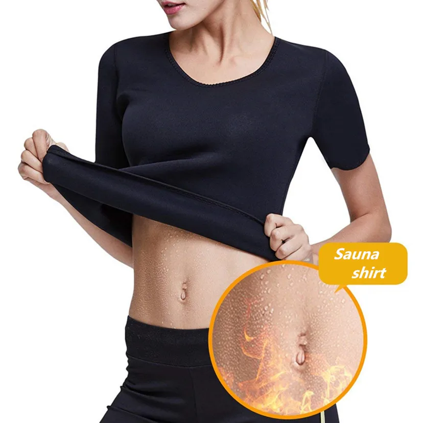 

Slimming Body Shaper Corsets Neoprene Women Bodysuit Modeling Waist Trainer Slimming Shirt Tummy Control Shapers Corrective Tops