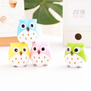 

1pcs Creative Stationery Owl Pencil Sharpener Schoolboy Durable Pencil Sharpener Factory Outlet