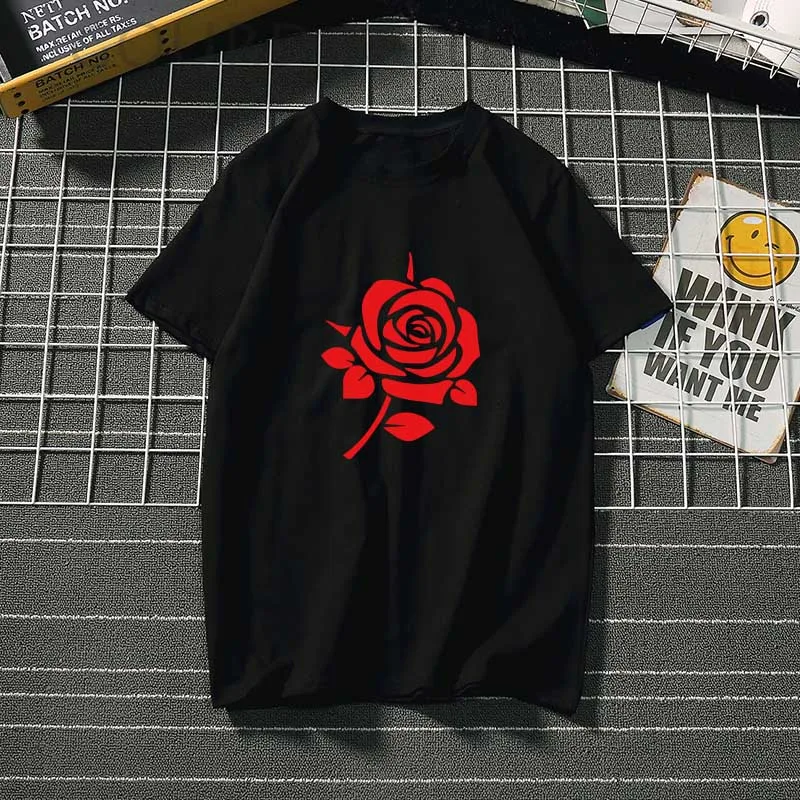 red rose tee