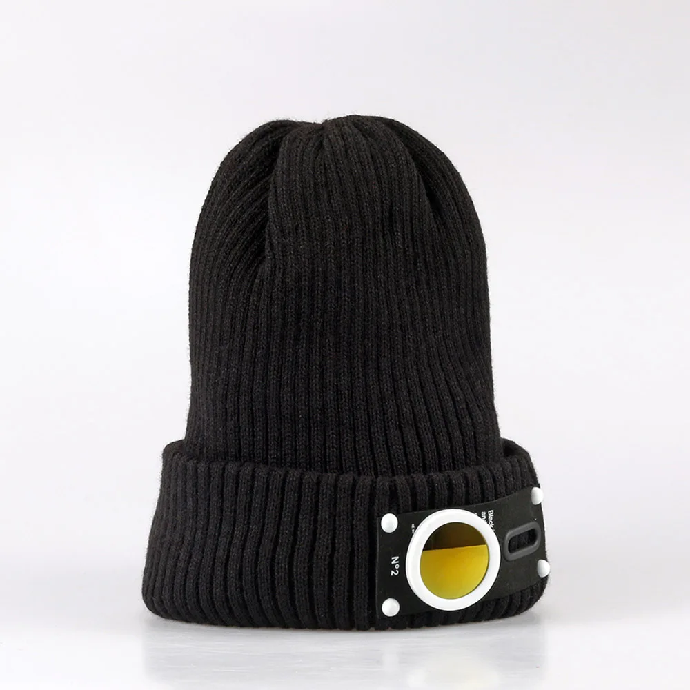 Darchrow осень зима Для женщин мужские шапочки Hat вязаный шерстяной skullies очень
