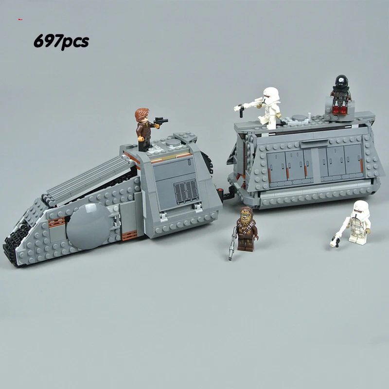 

compatible legoeinglys Star Wars Imperial Conveyex Transport with figures 697pcs Building blocks brick Toys for children 75217