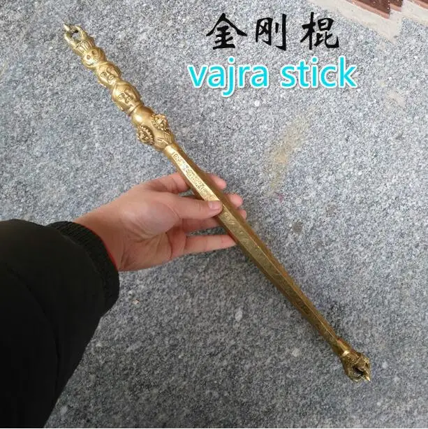 Copper Statue ritual Dorje Tibetan Buddhism talisman Pestle Surrender demons King Kong stick rod buddha phurpa vajra abou | Дом и сад