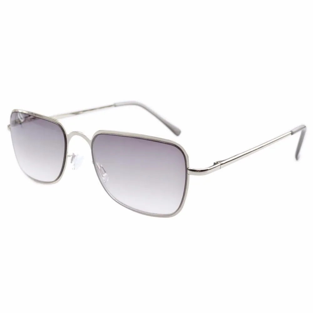 

R1501 Eyekepper Stainless Steel Frame Spring Hinges Reading Glasses Sun Readers Men