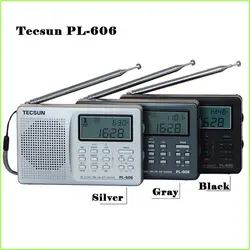 Tecsun PL-606 низкая цена! Распродажа FM стерео AM Длинные волны коротковолнового радио AM/FM радио Портативный радио TECSUN PL-606 Бесплатная доставка