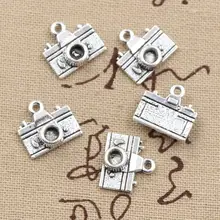 20 штук подвески для фотокамеры 15x14 мм античный покрытый серебром, бронзой Подвески Ювелирных изделий DIY тибетское серебро ручной работы бронзовые ювелирные изделия