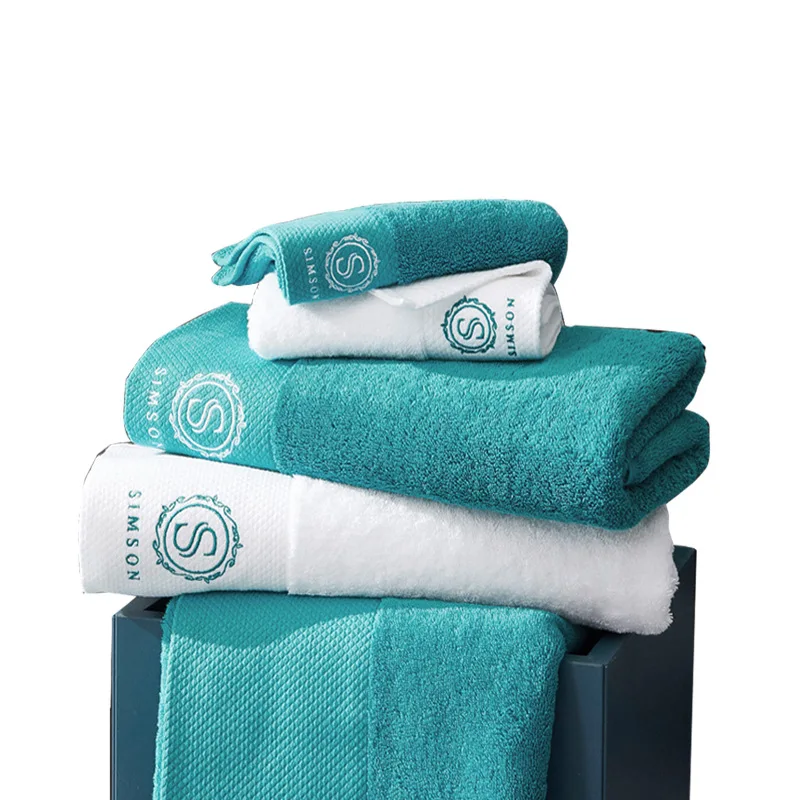 

New Arrival cotton bath towel to increase thick cotton wash towel super absorbent face towel five-star hotel big bath towel