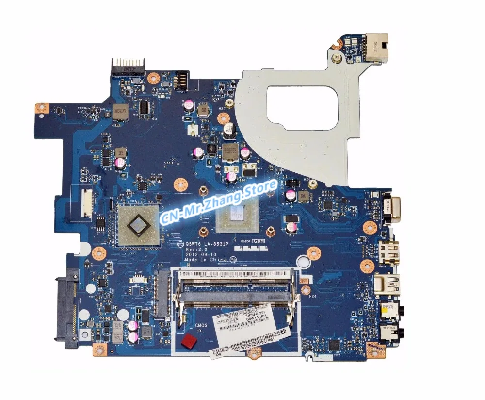 SHELI для ноутбука Acer Aspire E1-521 материнская плата W/ E2-1800 CPU NBY1G11001 NB.Y1G11.001 LA-8531P DDR3 |