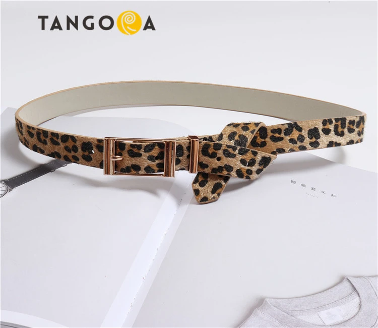 Leopard Skinny Harajuku cinturón de cadera de las mujeres para el vestido cinturones de cintura de lujo moda cinturón amarillo femme B28| de mujer| - AliExpress