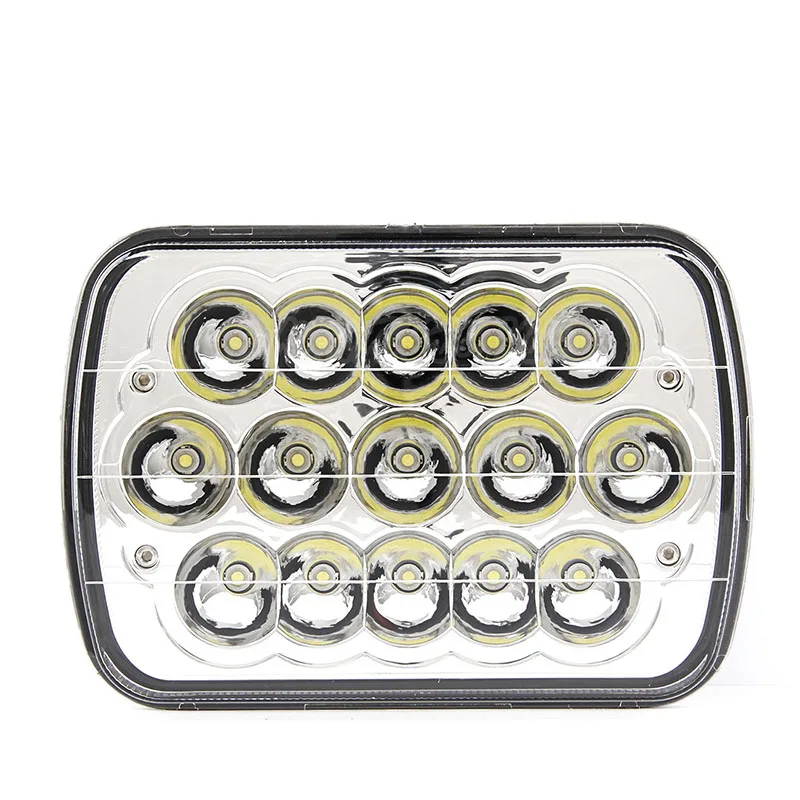 2 шт. 5x7 дюймов светодиодный фар 6x7 &quotпрямоугольный Offroad Trucklight Высокая ближнего