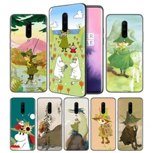 snufkin and little my Soft Black Silicone Case Cover for OnePlus 6 6T 7 Pro 5G Ultra-thin TPU Phone Back Protective