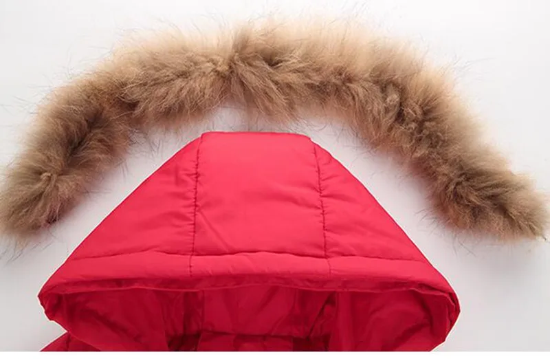 CROAL CHERIE Light 90% White Down Coat For Boys Outerwear Raccoon Fur Children Winter Parkas Jacket For Girls 110-150cm  (7)