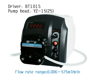 

BT101S / YZ25 Plastic case wholesale Variable Flow Speed Peristaltic Pump for Water Dosing Pump Fluid 0.16 to 420ml/min