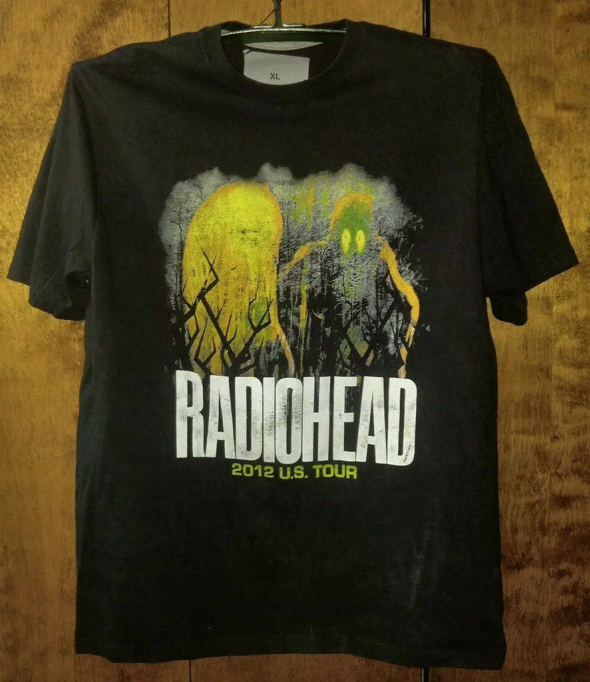 

Adult Radiohead 2012 U.S. Tour Size: XL Color: Black Casual Plus Size T-Shirts Hip Hop Style Tops Tee S-3Xl
