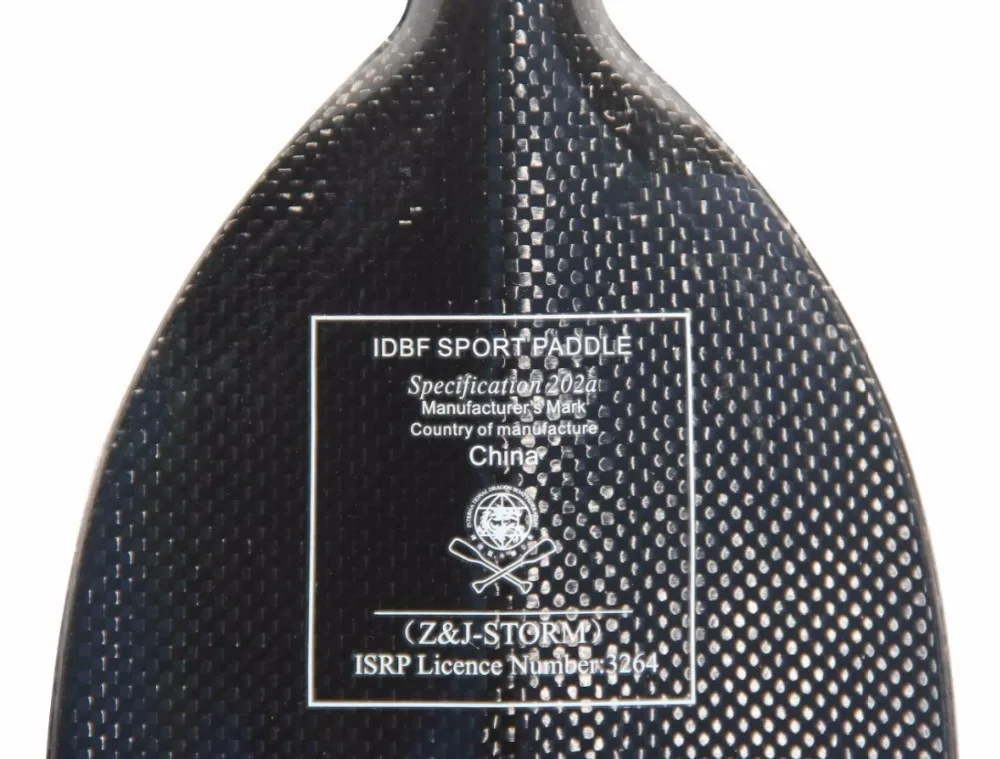 Z& J SPORT тип IDBF одобренный цельный карбоновый Дракон лодка весло с 3 ручками вариант