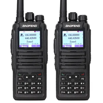 

2 Pcs 2020 Baofeng DM-1701 Dual Band Dual Time Slot DMR Digital/Analog 3000 Channel DMR Repeater SMS Compatible With Motorola