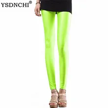 YSDNCHI, женские летние блестящие леггинсы, большие размеры, неоновые лосины, растягивающиеся, обтягивающие штаны, обтягивающие леггинсы для фитнеса, яркие штаны для активного отдыха