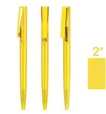 [4Y4A] 100 шт./партия(DIY логотип> 100 шт.) креативная шариковая ручка простая рекламная ручка подарки пластиковая шариковая ручка школьная рекламная ручка на заказ - Цвет: 2