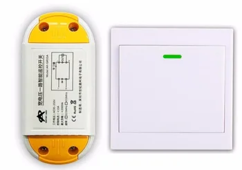

AC 110V 220V 1CH Wireless Remote Control Switch System Receiver + Wall Panel Remote Transmitter Sticky Remote Smart Home Switch