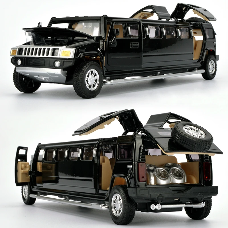 

Lengthened Alloy simulation car model The door can open Beautiful and exquisite World famous car collection Jsuny toy car model