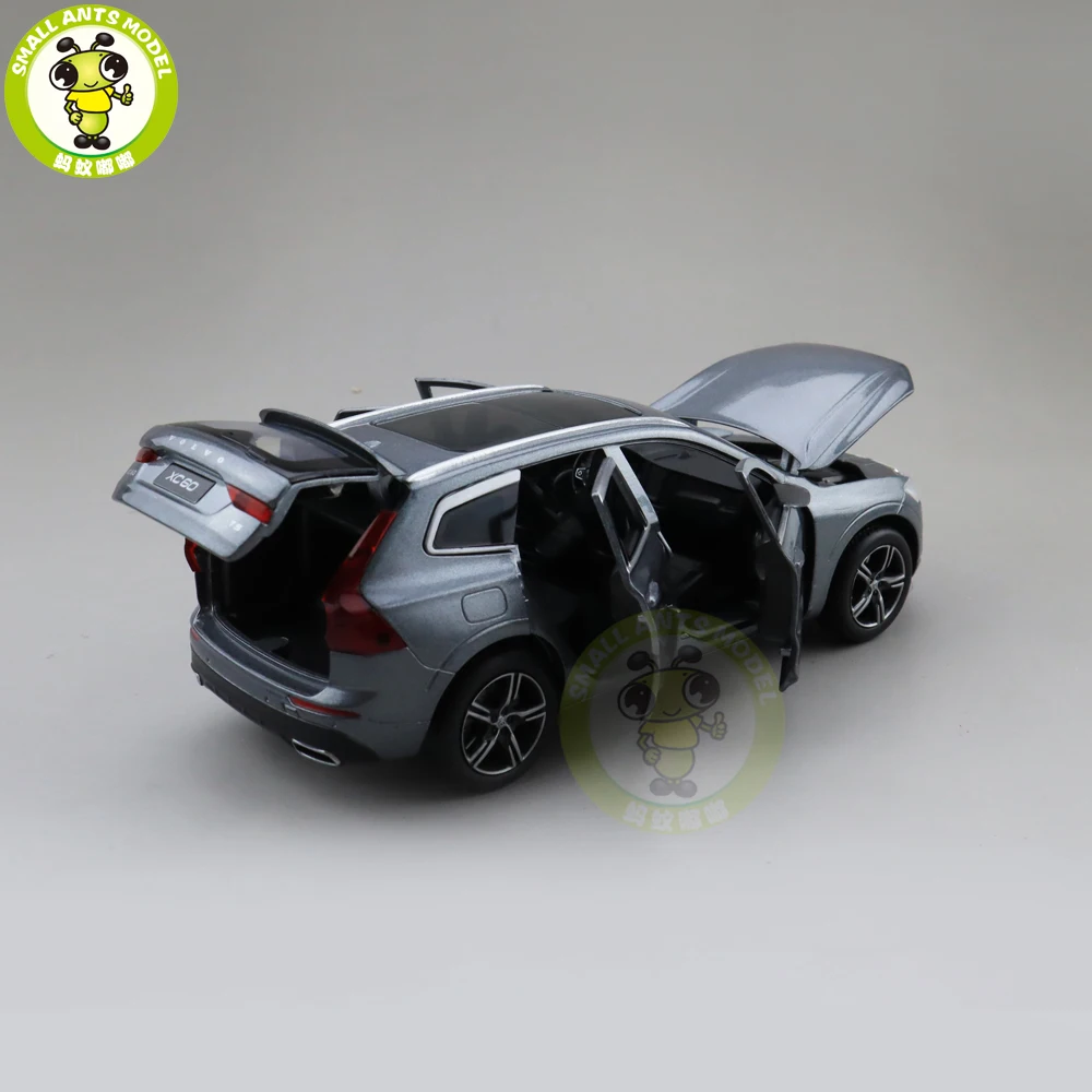 1/32 JACKIEKIM все новые Volvo XC60 литая модель автомобиля игрушка джип для детей Подарки для мальчиков девочек звуковое освещение Вытяните назад