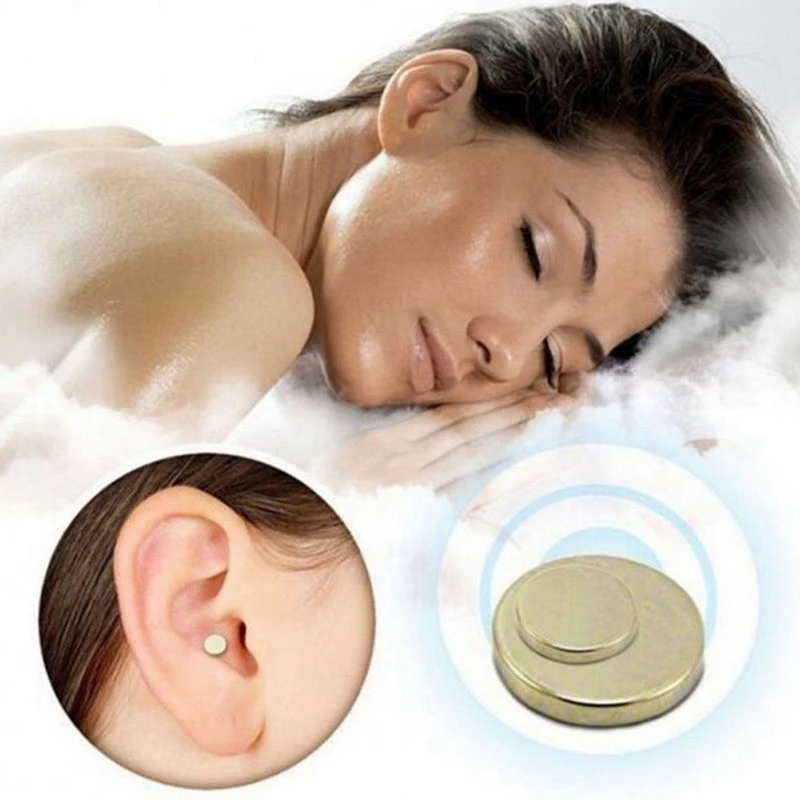 1 Pair Magnetic Therapy Quit Stop Smoking Smoke Magnet Magnetic Therapy Ear Auricular Loss Weight Acupressure Health Care