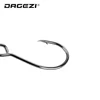DAGEZI Carbon Steel Fishing Hook 25Pcs/Lot #4-#12 Fishhooks Pesca Durable Barbed Hook For Carp Fishing Tackle Box ► Photo 3/5