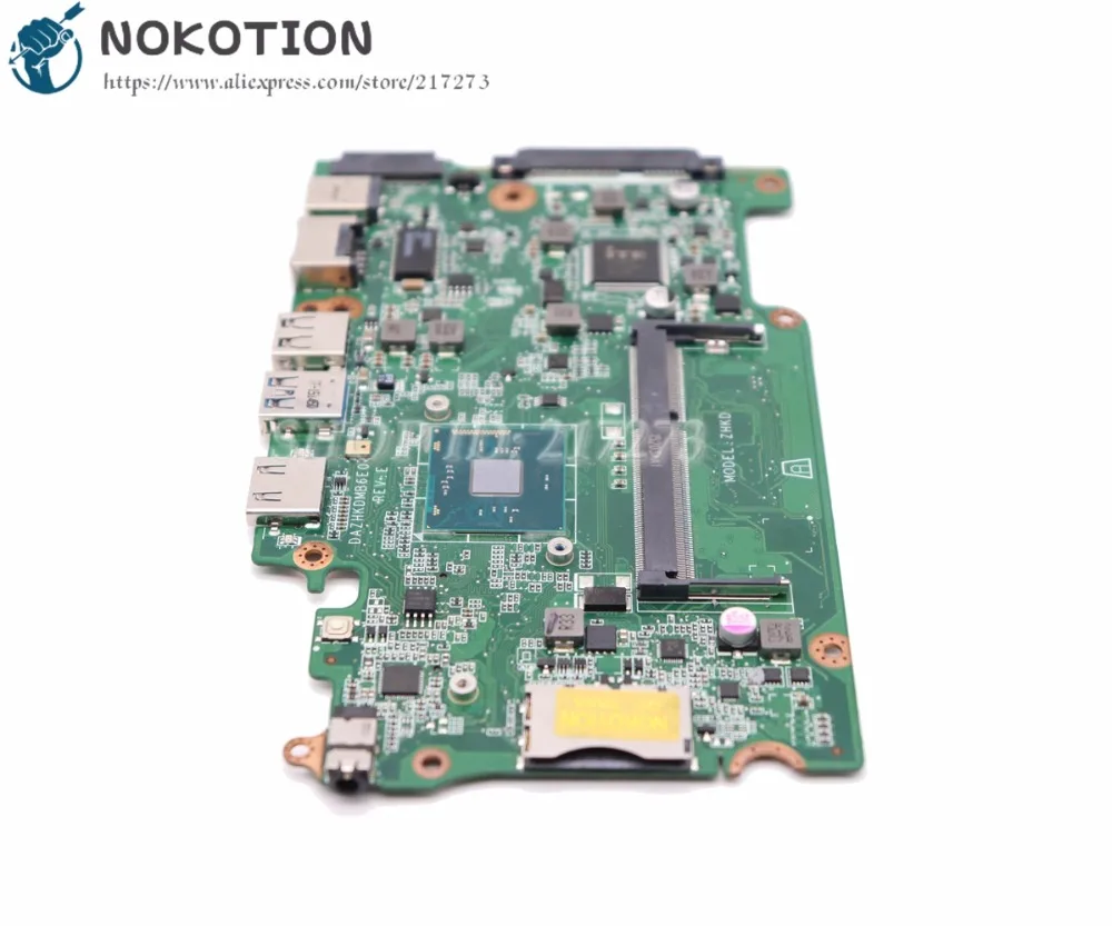 NOKOTION NBVB811001 материнская плата для acer aspire ES1-131 основная плата DAZHKDMB6E0 DDR3 с процессором