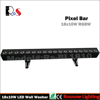 

8pcs(+2 Flight cases) 18pcs 10W LED Bar RGBW 4 in 1 Pixel Matrix LED Wall Washer entertainment party lightings