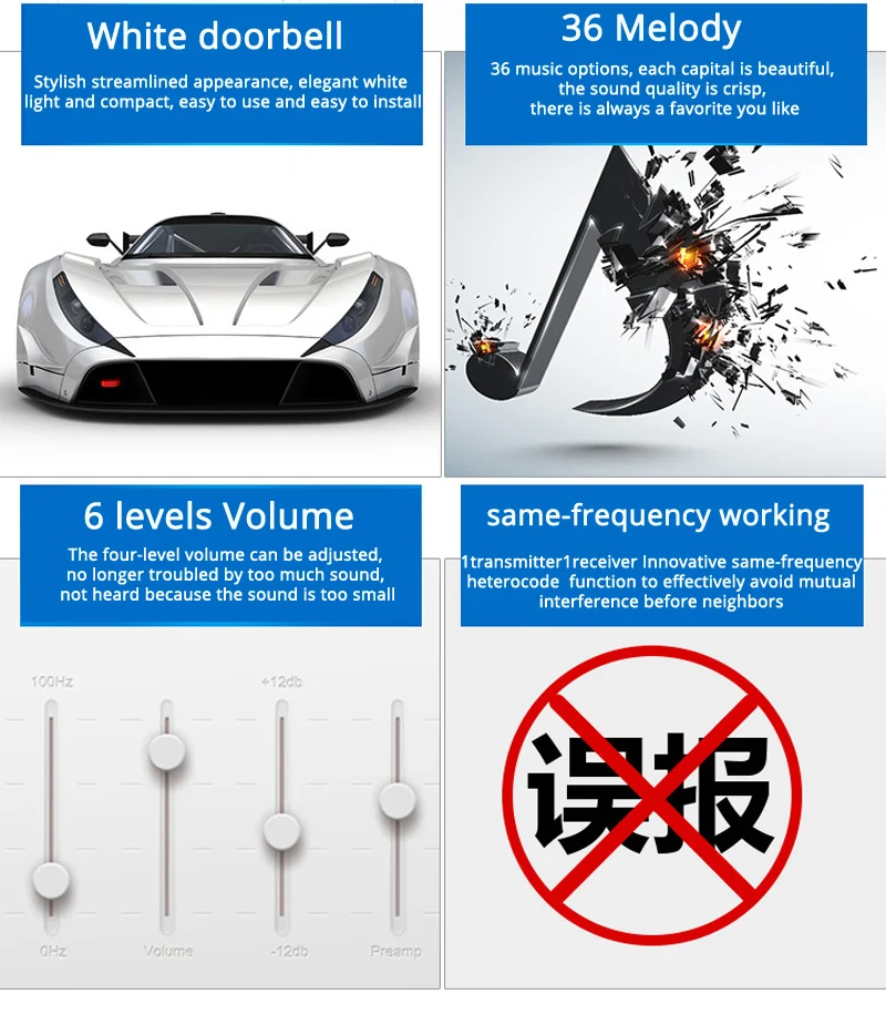white-doorbell X6