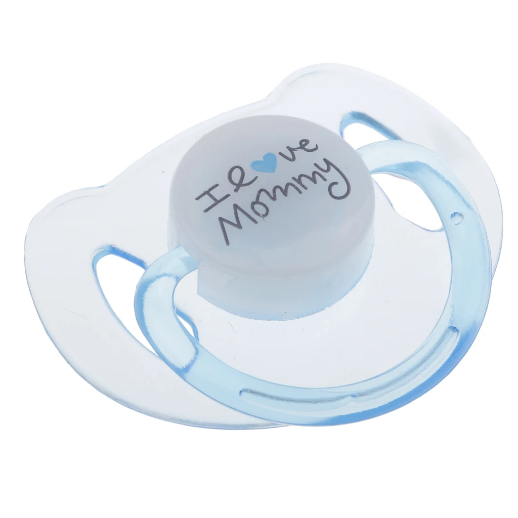 Dummy Pacifier (with Magnet) for Reborn Baby Toddler Dolls, ABS Plastic