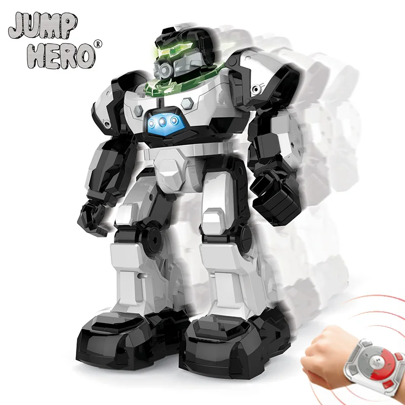

2018 RC Robot Toys Watch Control Smart Follow Gesture Induction Remote Control Robots Walk Dance Music for Kids Birthday Gift #C