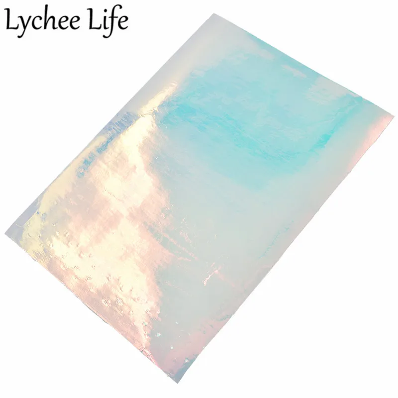 Lychee Life A5 искусственная кожа ткань цветная прозрачная Сделай Сам современная