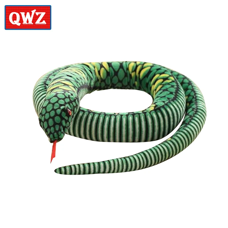 QWZ 280CM Giant Simulation Snake Plush Toy Stuffed Animal Dolls