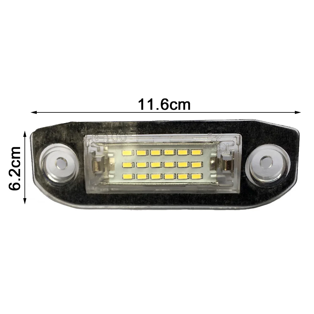1 пара Автомобильный светодиодный номерной знак светильник, для сборки, запасные части для грузовиков VOLVO S80 XC90 S40 V60 XC60 S60 C70 V50 XC70 V70
