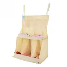 Водонепроницаемая подвесная сумка для детской кроватки Органайзер сумка для хранения подгузников кремовый портативный органайзер прикроватный постельные принадлежности