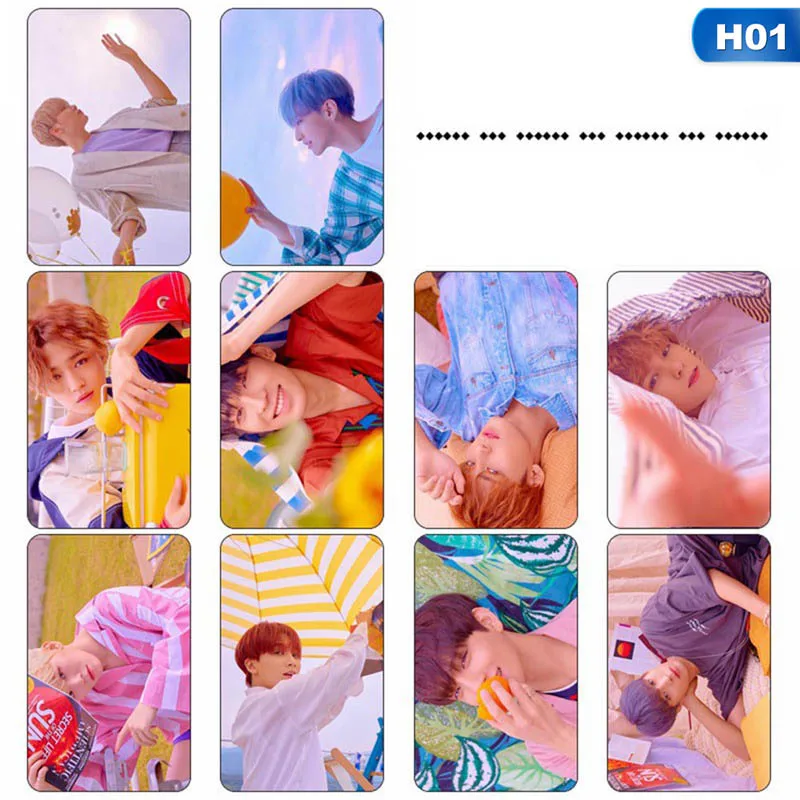 10 шт./компл. K pop наклейка на фотокарту Seventeen You Mini 5th альбом фотокарту|Набор